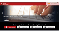 Desktop Screenshot of corporatelearningnetwork.com